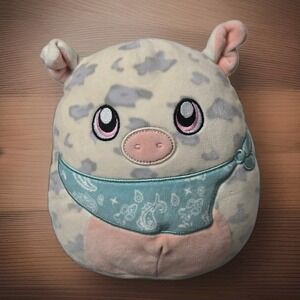 Squishmallow‎ Rosie the Pig With Bandana 9" Soft Plush Animal Toy Easter 2021